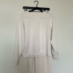 Matching Cream Lounge Set